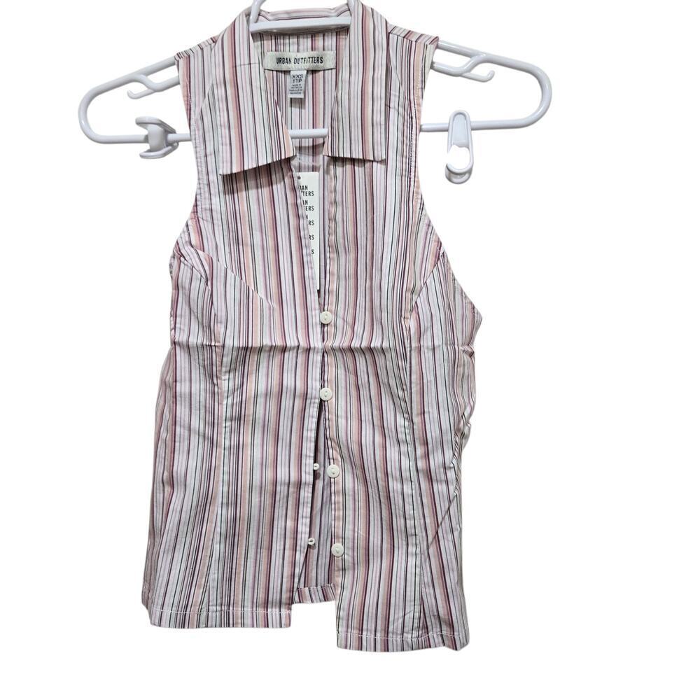 Urban Outfitters Party Girl Striped Sleeveless Top XXS - Picture 2 of 7